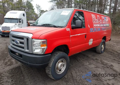 2012 Ford E-250 Commercial z USA, uszkodzony, nr VIN 1FTNS2EL4CDB27751